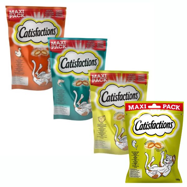 3x Catisfactions Maxi Pack con Pollo 180gr 3x Catisfactions Maxi Pack con Pollo 180gr